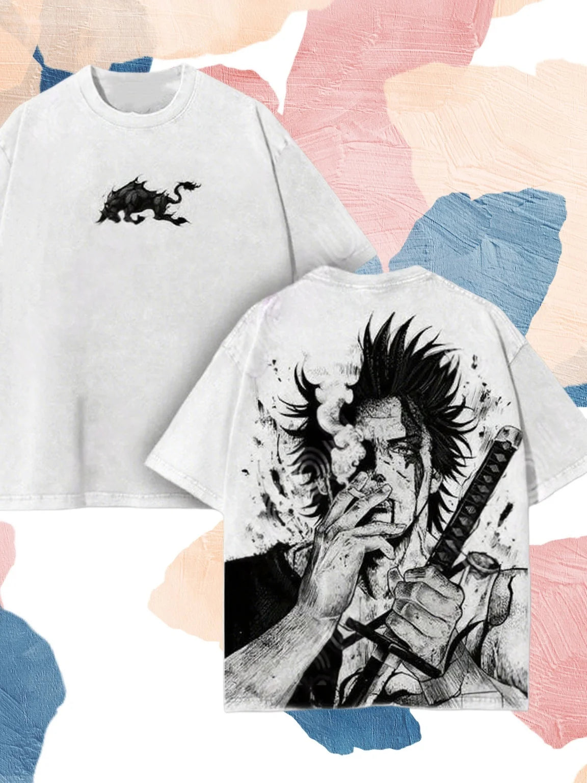 2026 Hot Yami Sukehiro Graphic Black Clover Manga T-shirt New Oversized Men and Women Casual Street Wear