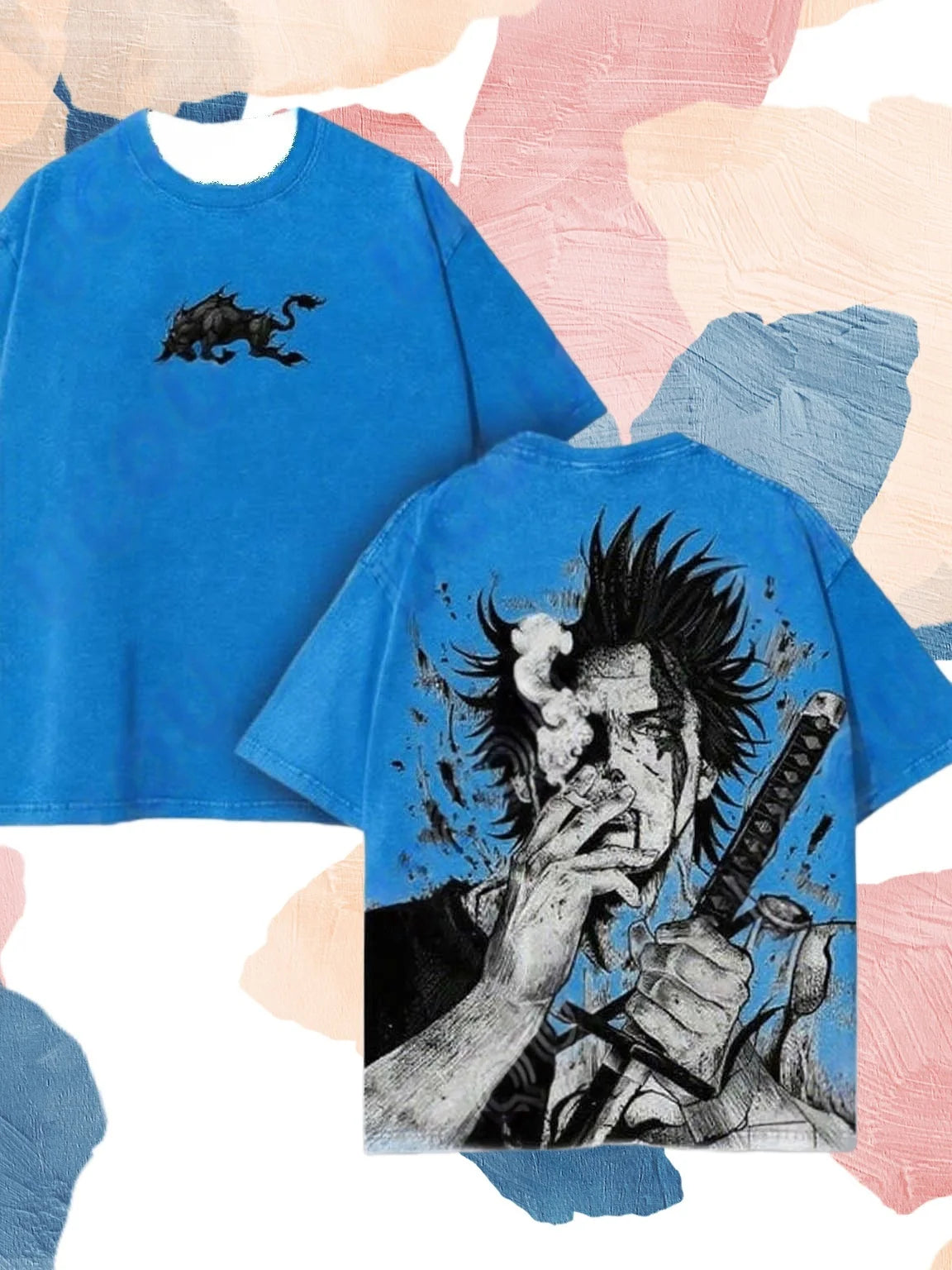 2026 Hot Yami Sukehiro Graphic Black Clover Manga T-shirt New Oversized Men and Women Casual Street Wear